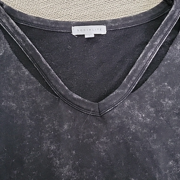 Socialite sweatshirt black Distressed size small - Picture 4 of 4
